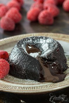 Eggless Chocolate Lava Cake