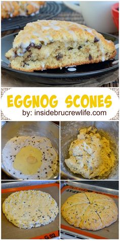 Eggnog Scones