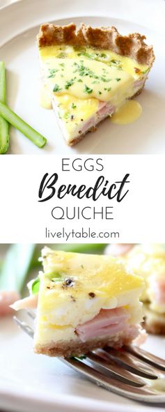 Eggs Benedict Quiche