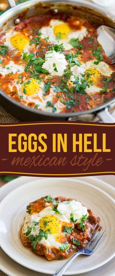 Eggs in Hell – Mexican Style