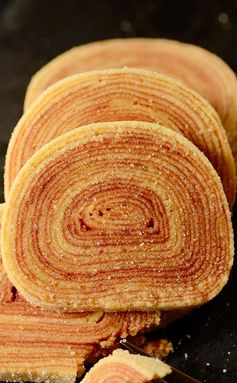 Eighteen-Layer Brazilian Guava Cake Roll (Bolo de Rolo