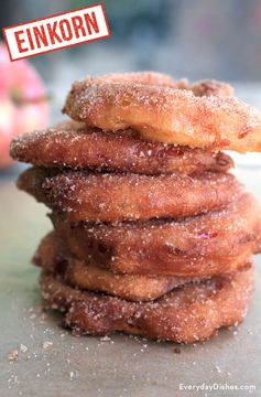 Einkorn Cinnamon Apple Rings