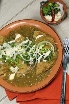 Enchiladas Verdes