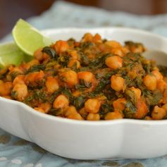 Espinacas con Garbanzos/Spinach and Garbanzos