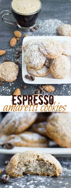 Espresso Amaretti Cookies