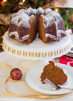 Espresso Gingerbread Bundt Cake