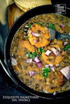 Exquisite Rajasthani Dal Dhokli - Flour Dumplings Cooked With Seasoned Lentils