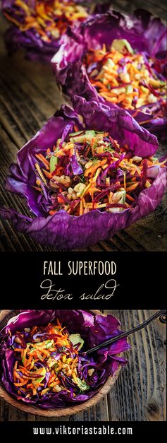 Fall superfood detox salad