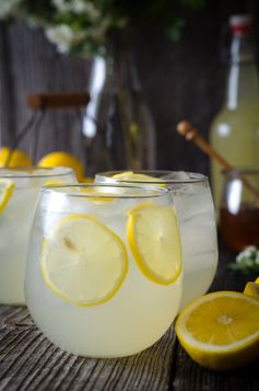 Fermented, Probiotic Honey Lemonade Soda