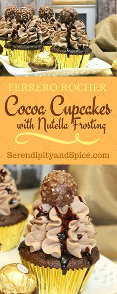 Ferrero Rocher Chocolate Cupcake