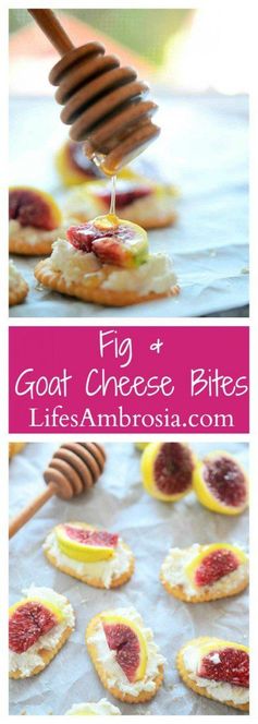 Fig and Goat Cheese Bites