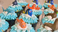 Finding Dory Ocean Water Cupcakes