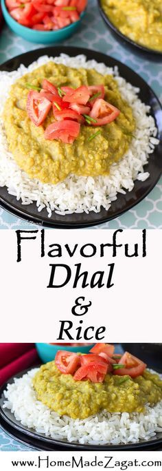 Flavorful Dhal and Rice