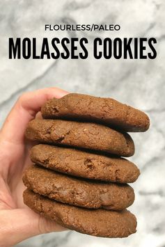 Flourless Cinnamon Molasses Cookies