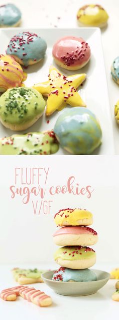 Fluffy 1-Bowl Sugar Cookies (Vegan + GF