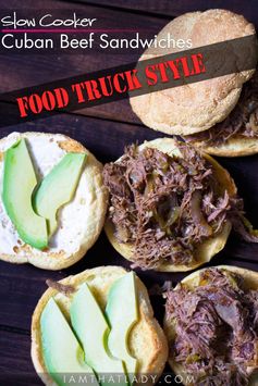 Food Truck Style Cuban Beef Sandwiches