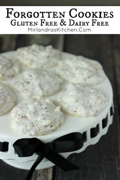 Forgotten Cookies: (Dairy & Gluten Free Cookies