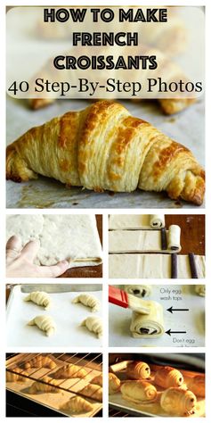 French croissant recipe | chocolate croissants (40 step-by-step photos