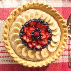 Fresh Fruit Cream Cheese Pie