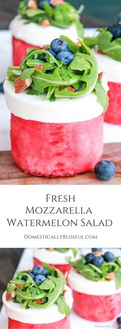 Fresh Mozzarella Watermelon Salad