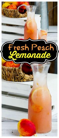 Fresh Peach Lemonade