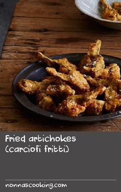 Fried artichokes (carciofi fritti