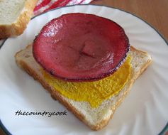 Fried Bologna Sandwich