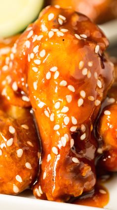 Fried Honey Sriracha Lime Wings