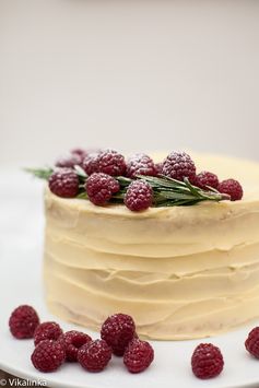 Frostbitten Raspberry Cake