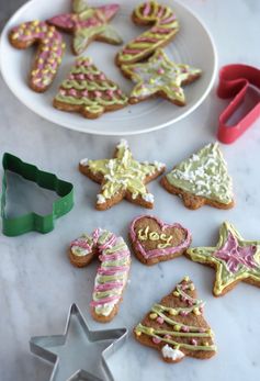 Frosted Cut-Out Sugar Cookies (AIP, Paleo, Vegan