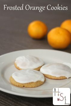 Frosted Orange Cookies