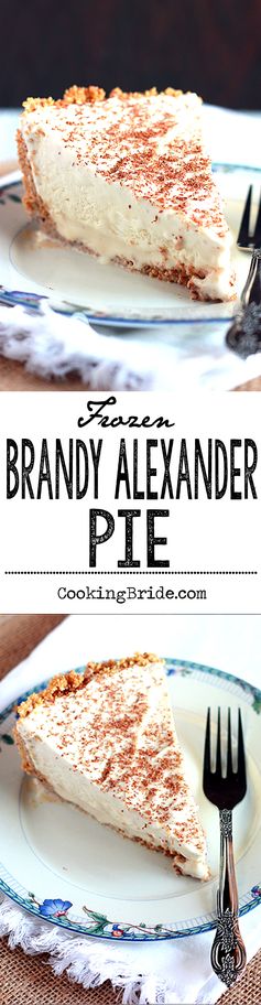 Frozen Brandy Alexander Pie