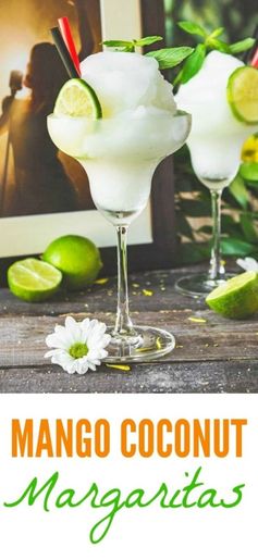 Frozen Mango Coconut Margarita