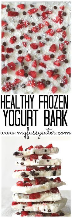 Frozen Yogurt Bark