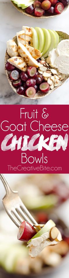 Fruit & Goat Cheese Chicken Bowls