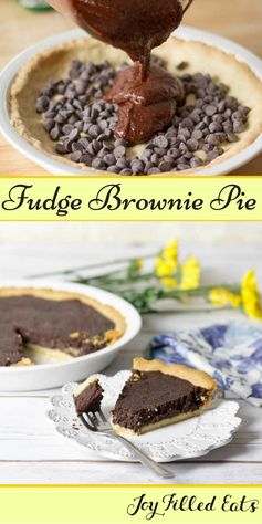 Fudge Brownie Pie