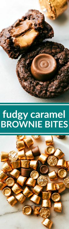Fudgy Brownie Caramel Cups
