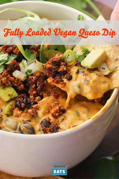 Fully Loaded Vegan Queso Dip