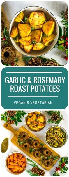 Garlic & Rosemary Roast Potatoes