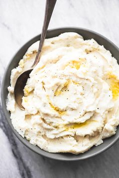 Garlic Sour Cream Mashed Potatoes