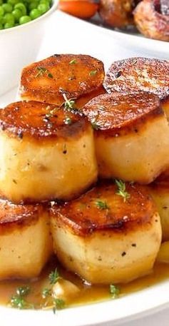 Garlic Thyme Fondant Potatoes