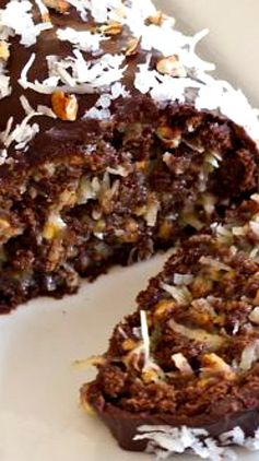 German Chocolate Cake Roll