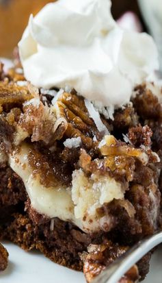 German Chocolate Upside-Down Cake