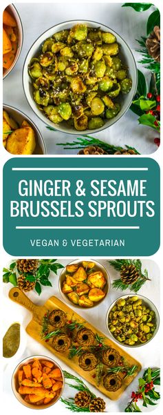 Ginger & Sesame Brussels Sprouts