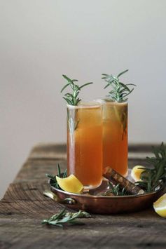 Ginger, Cardamom and Rosemary Gin Cocktail