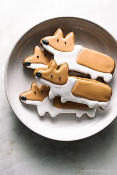 Gingerbread Corgi Cookie