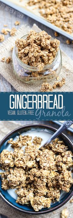 Gingerbread Granola [vegan, gluten-free]