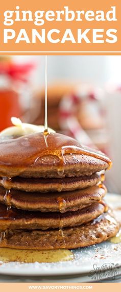 Gingerbread Pancakes Recipe (Perfect for Christmas Morning!