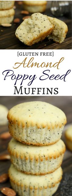 Gluten Free Almond Poppyseed Muffins