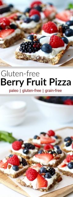 Gluten-free Berry Fruit Pizza